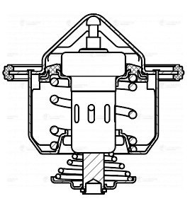 LT1122 LUZAR Термостат системы охлаждения