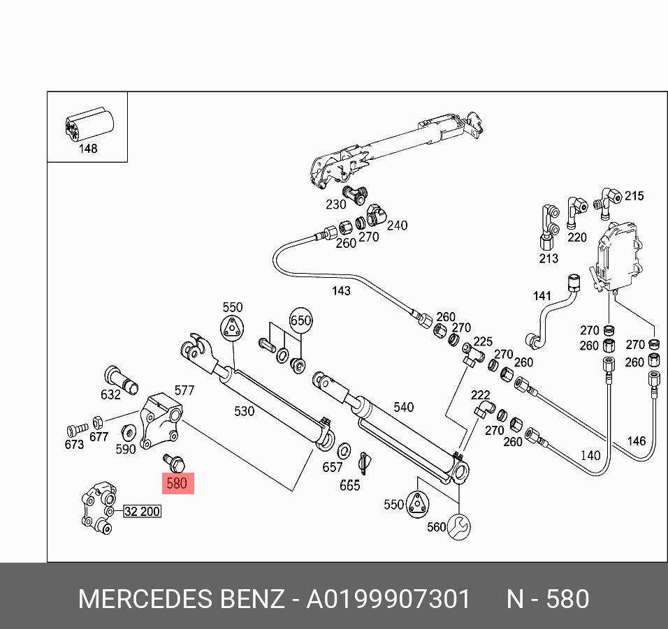 A0199907301 MERCEDES-BENZ БОЛТ