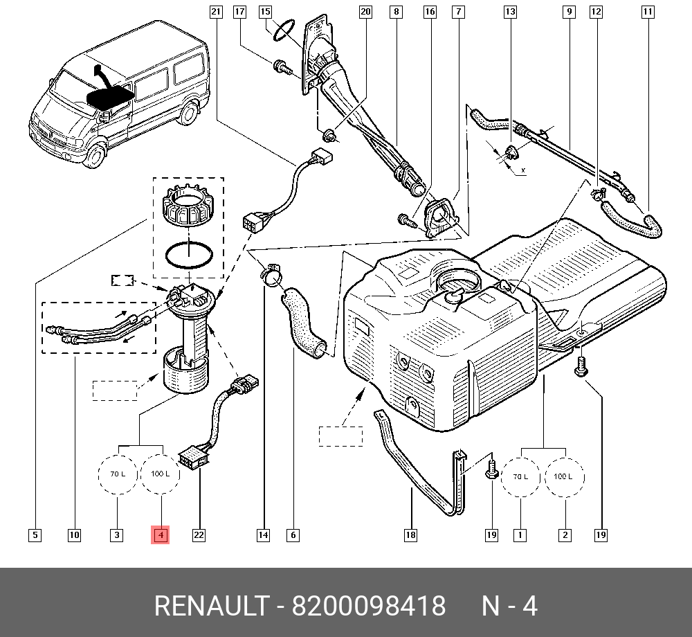 7701207742 RENAULT Комплект топл трубок 2шт (плас) купить в интернет-магазине Av