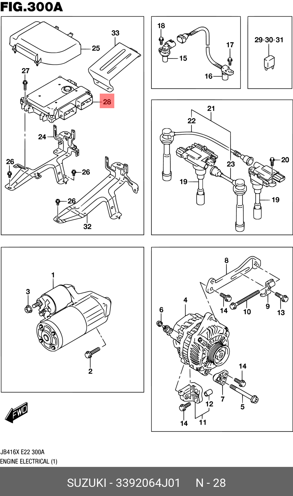 3392064J01 SUZUKI 