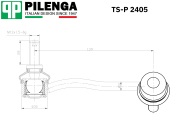TSP2405 PILENGA Стойка стабилизатора переднего, правая