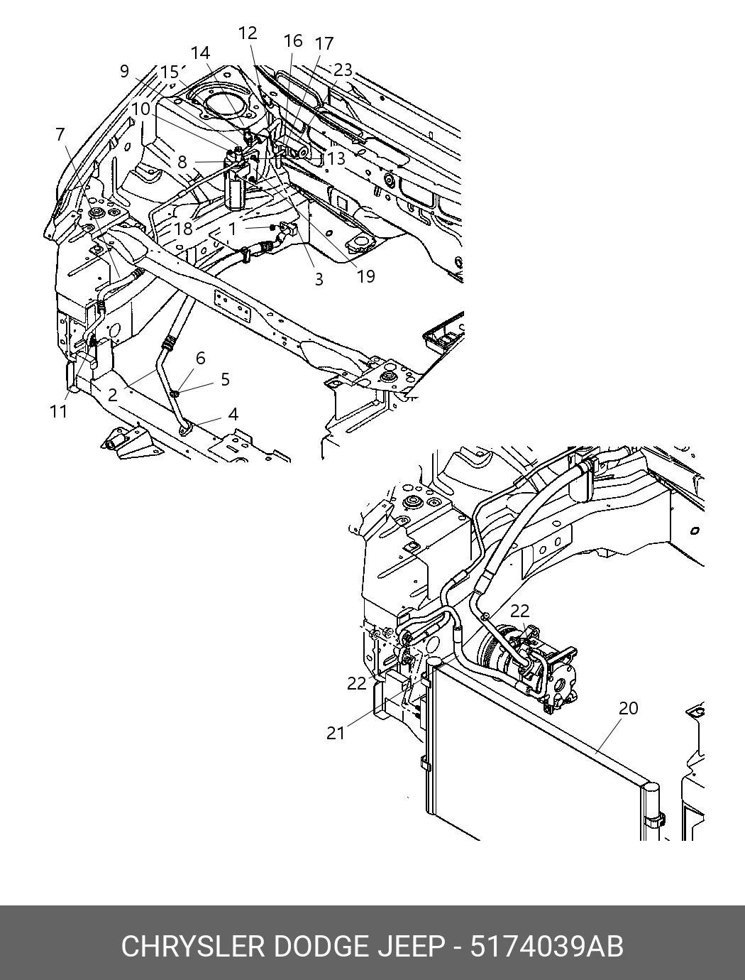 05174039AB CHRYSLER -