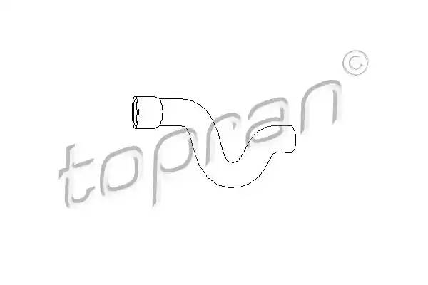 205710 TOPRAN Шланг радиатора