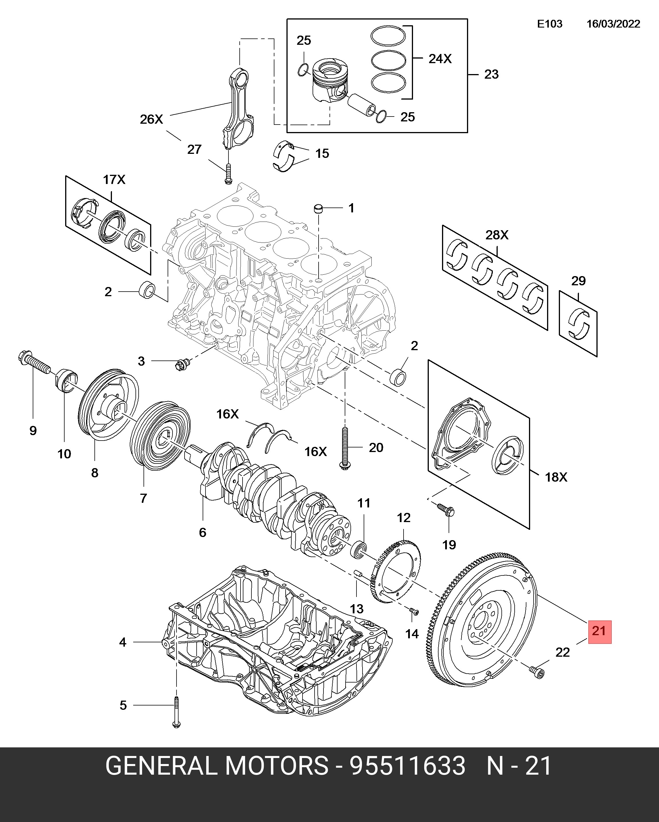 95511633 OPEL 