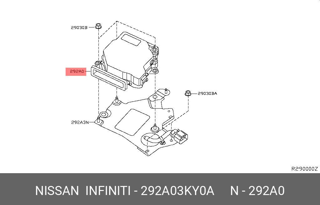 292A03KY0A NISSAN Деталь