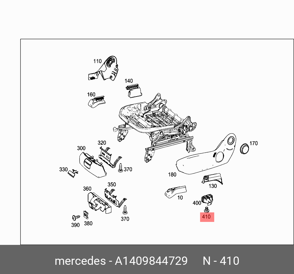 A1409844729 MERCEDES-BENZ БОЛТ М10