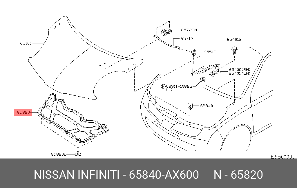 65840AX600 NISSAN 