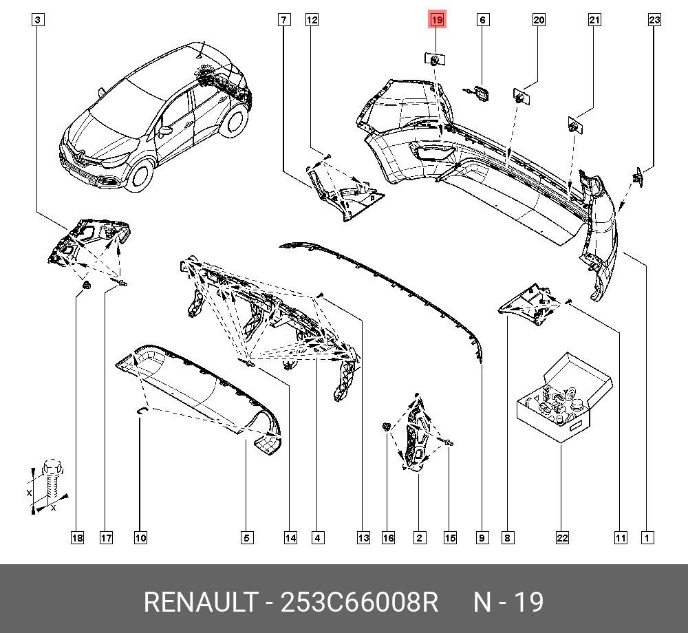 253C66008R RENAULT Деталь
