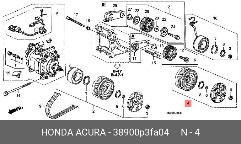 38900P3FA04 HONDA CGA