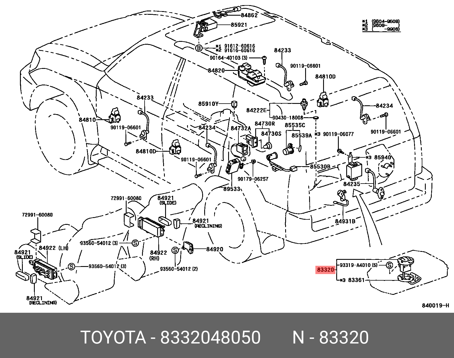 8332048050 TOYOTA ДАТЧИК УРОВНЯ ТОПЛИВА