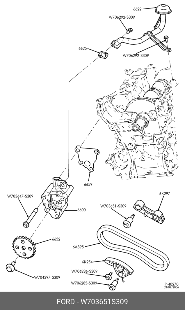 W703651S309 FORD 