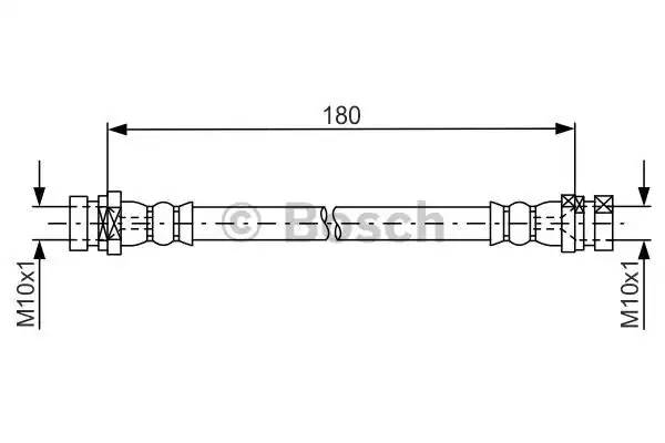 1987481681 BOSCH Тормозной шланг