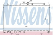 628956 NISSENS Радиатор