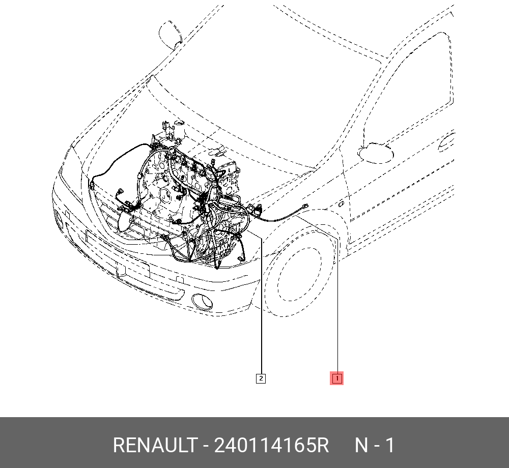 Электропроводка рено. Каталог запчастей Renault c290.