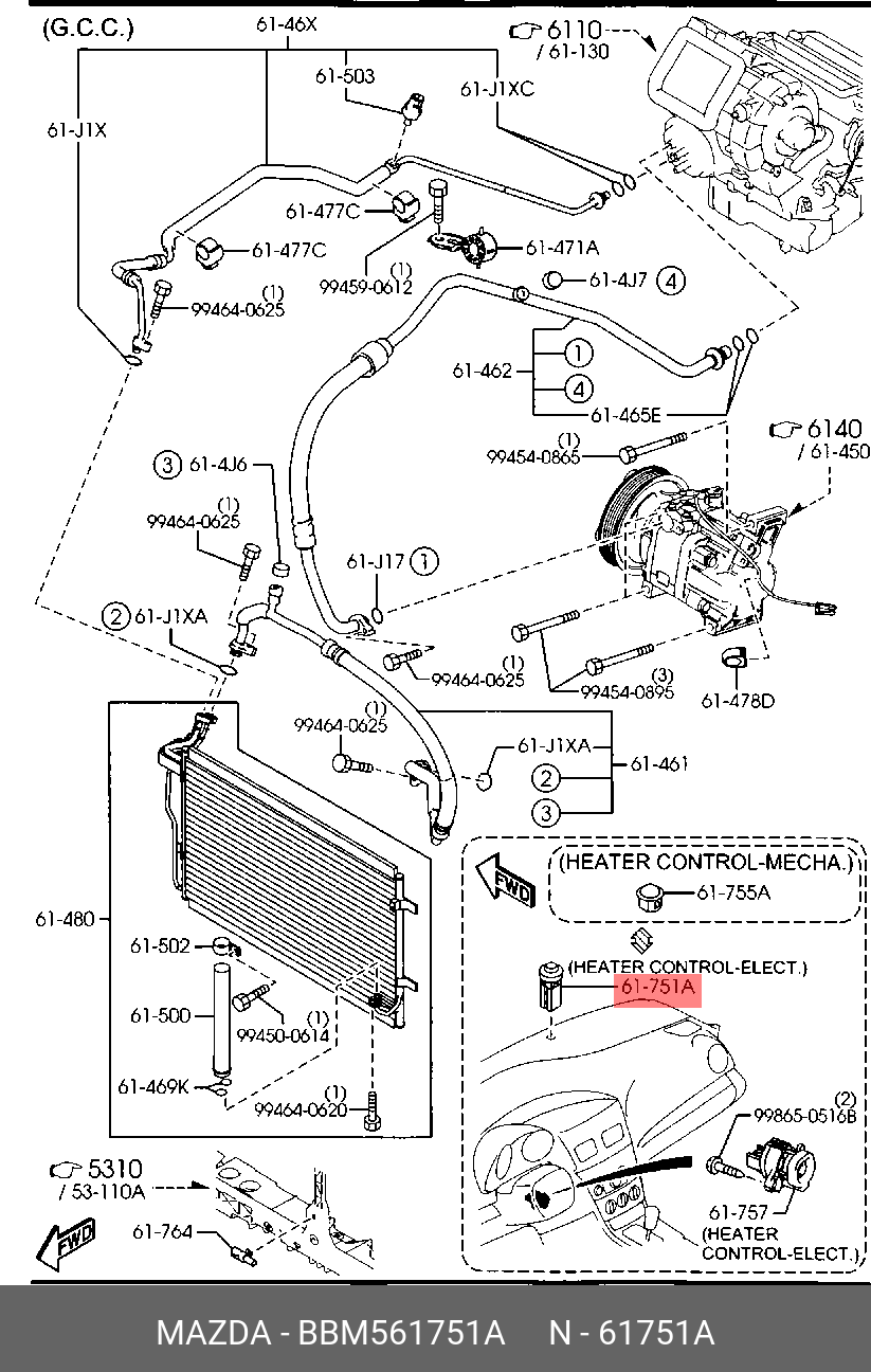 BBM561751A MAZDA -