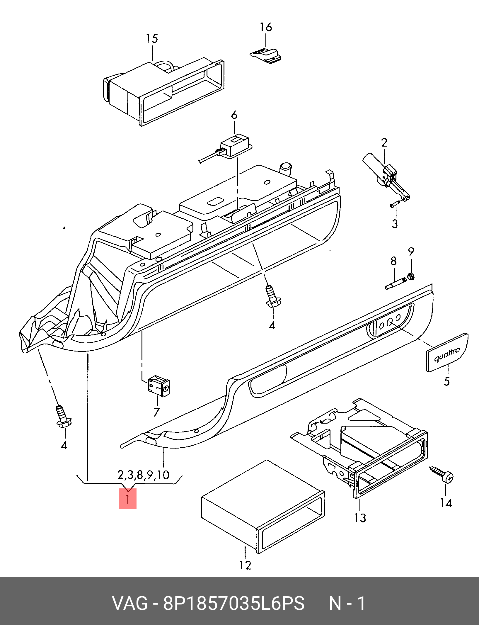 8P1857035L6PS VAG 