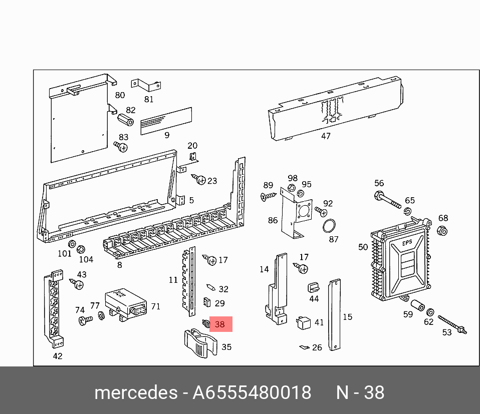 A6555480018 MERCEDES-BENZ ДИОД