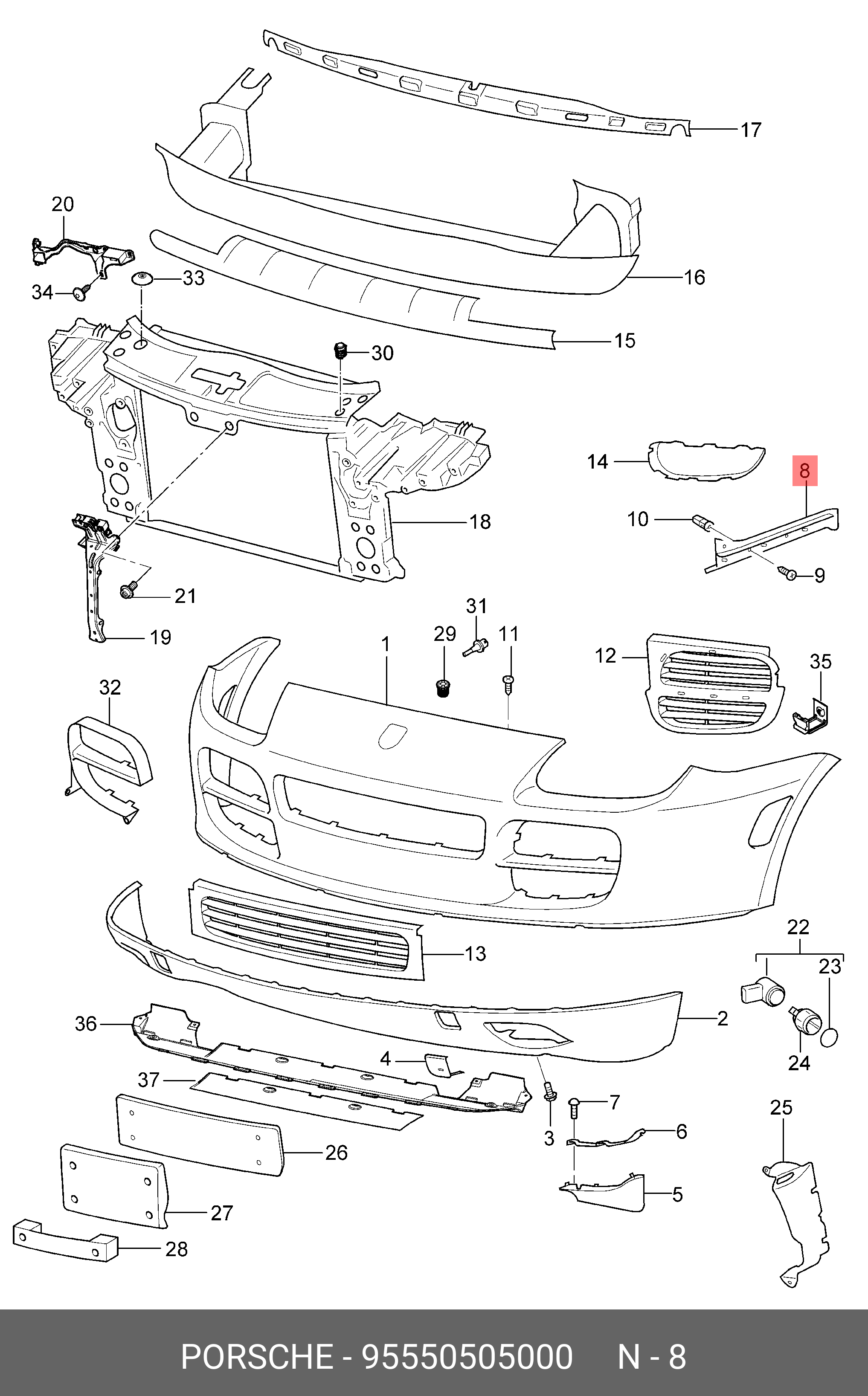 95550505000 PORSCHE 