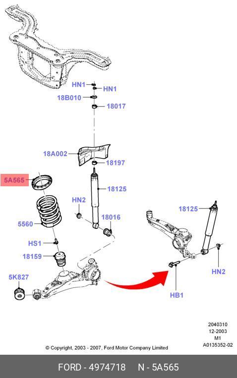 4974718 FORD Дистанционный Элемент