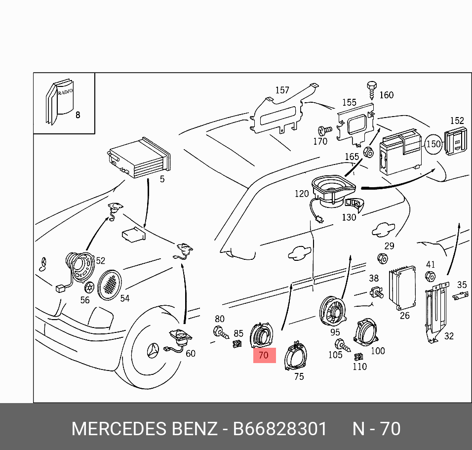 B66828301 MERCEDES-BENZ 