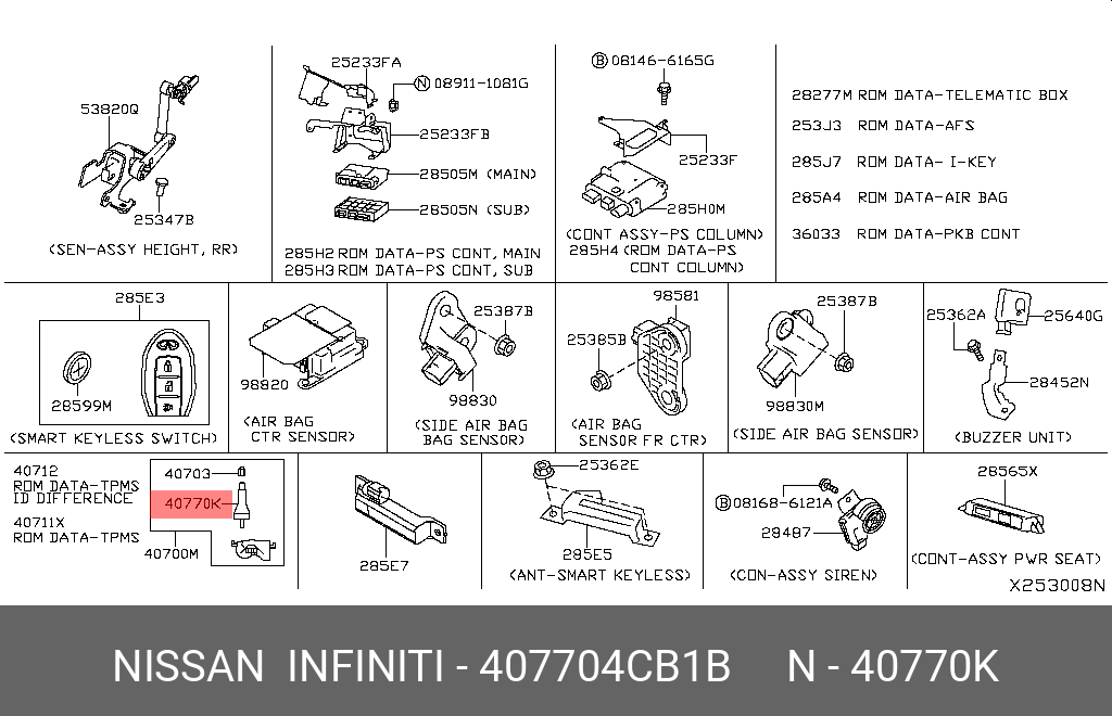 407704CB1B NISSAN 