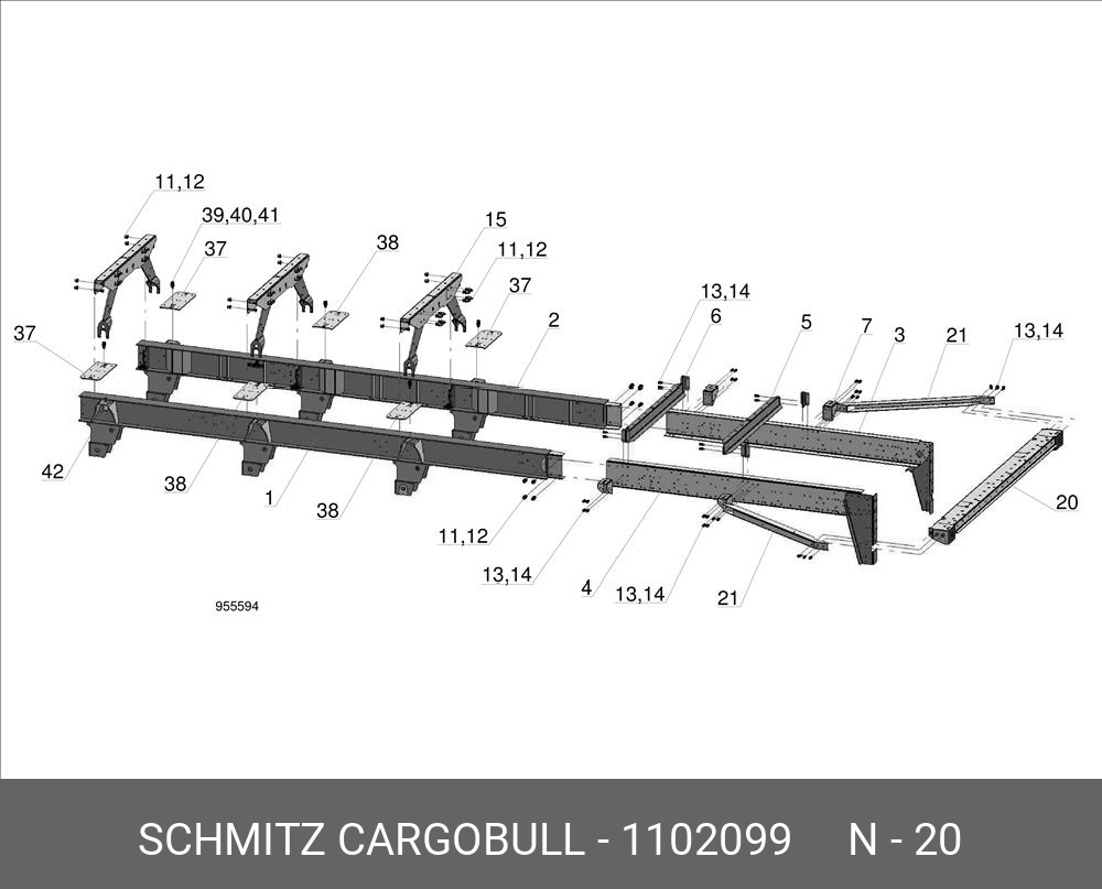 1102099 SCHMITZ Деталь