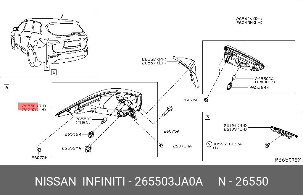 265503JA0A NISSAN 