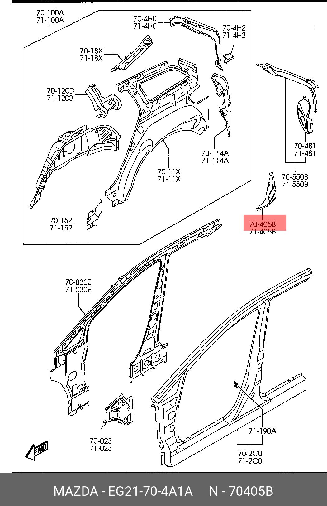 EG21704A1A MAZDA 