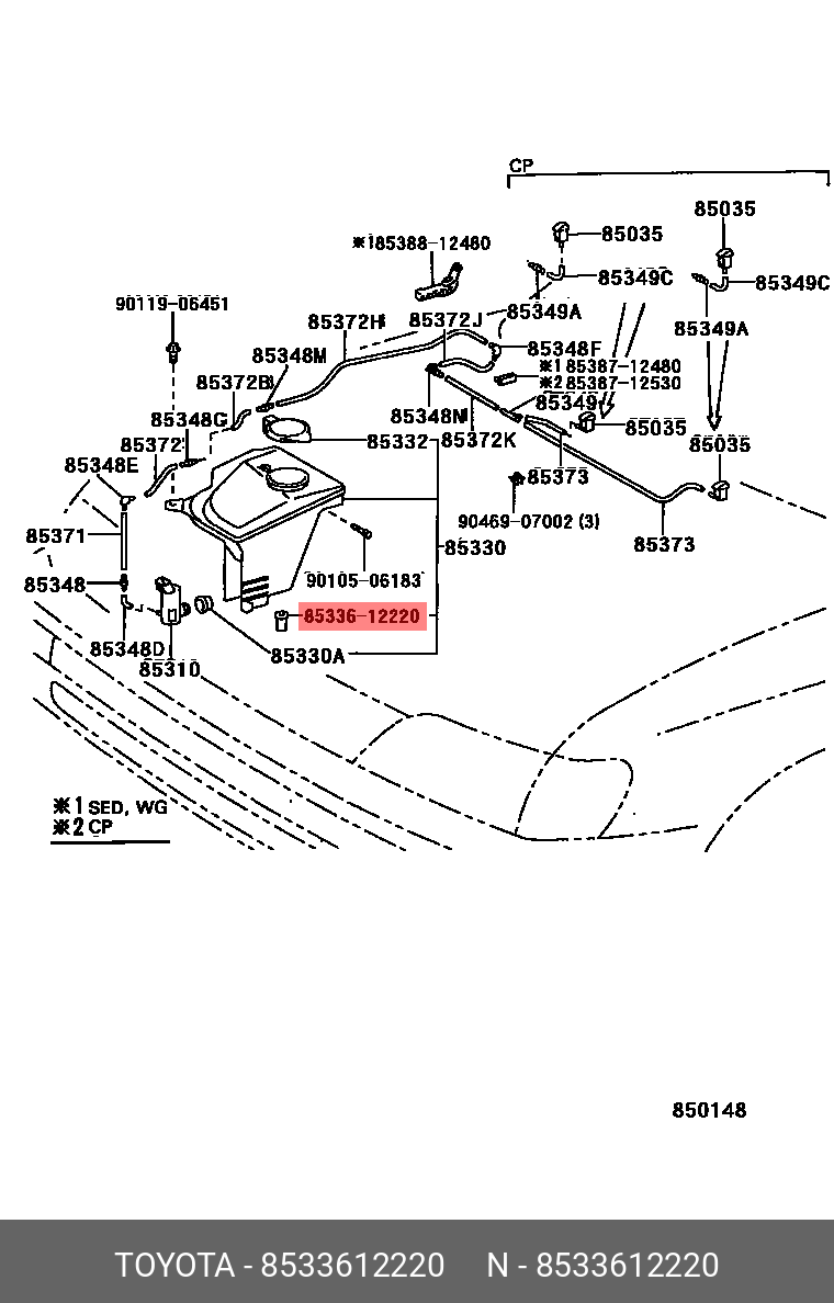 8533612220 TOYOTA -