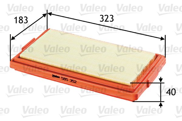585352 VALEO Воздушный фильтр