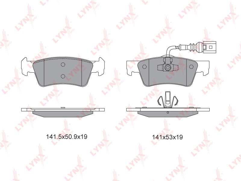 BD8039 LYNX Колодки тормозные дисковые
