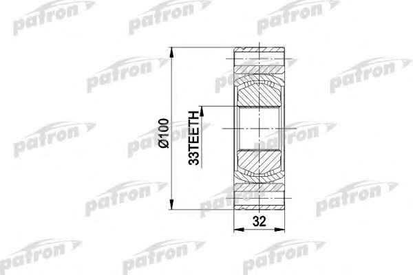 PCV3001 PATRON ШРУС