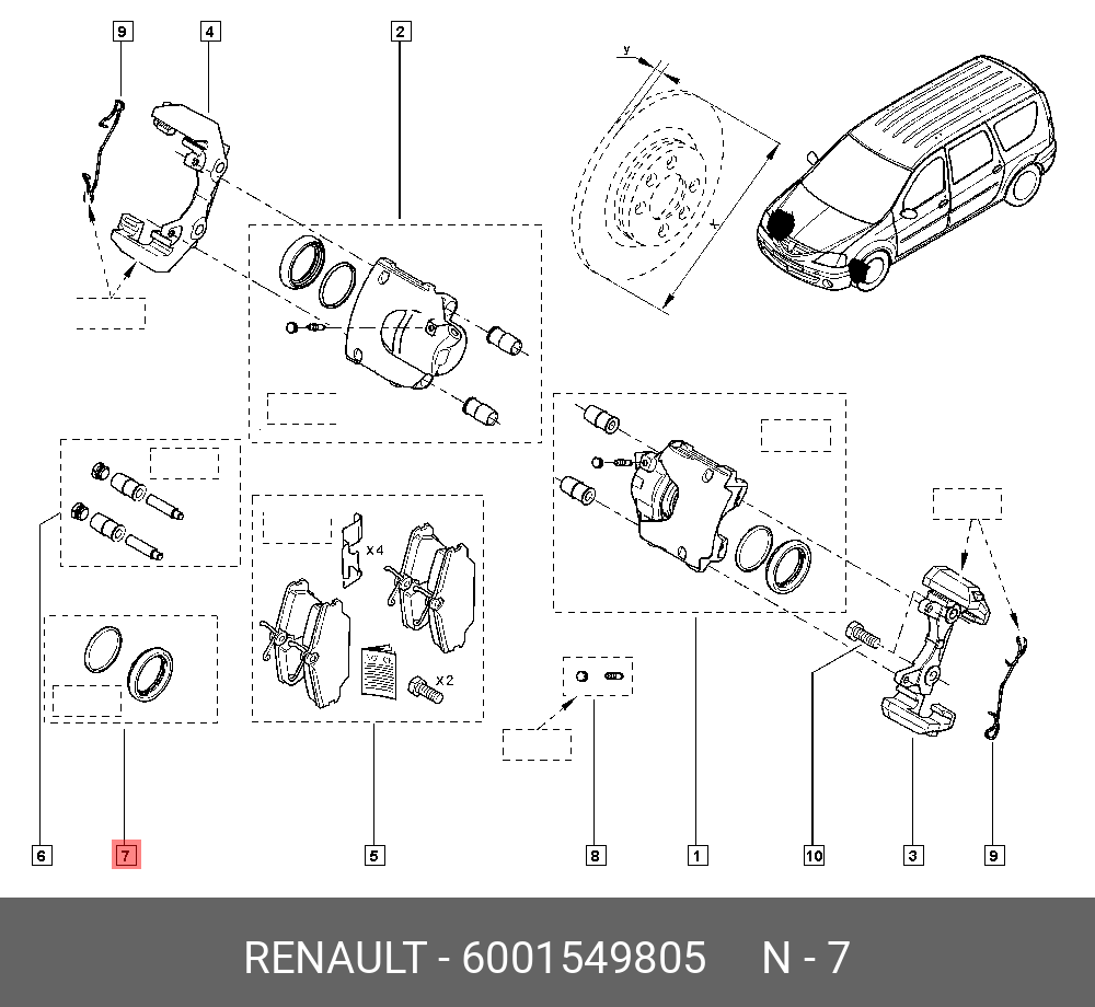 6001549805 RENAULT 