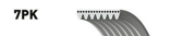 7PK2683 GATES Ремень ручейковый