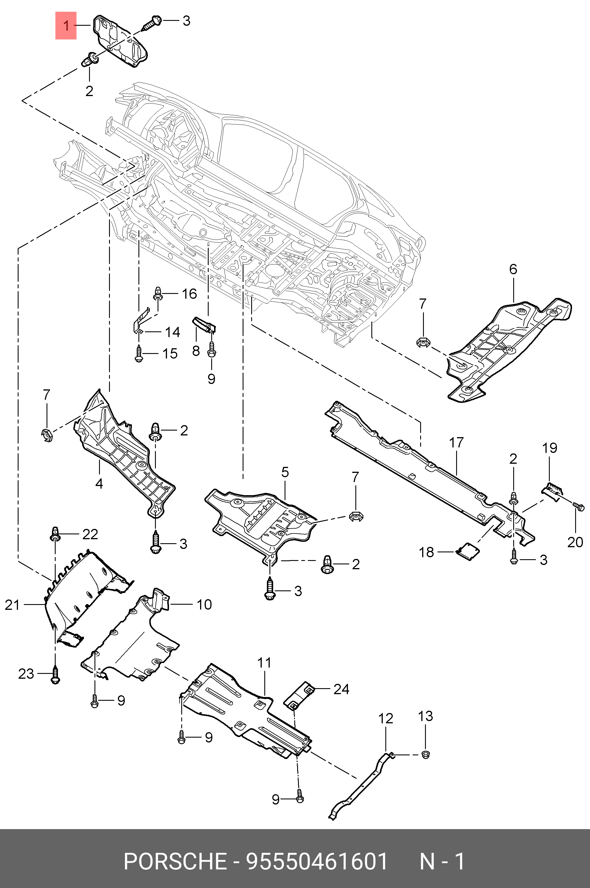 95550461601 PORSCHE 