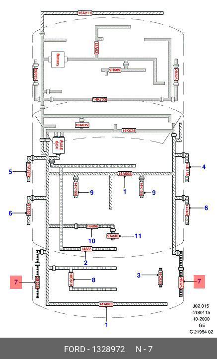 1328972 FORD Проводка