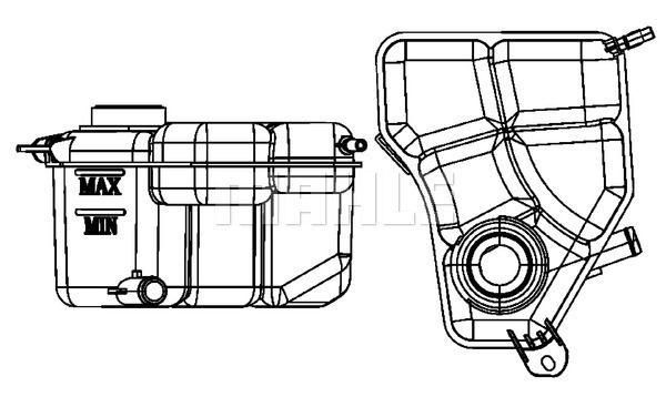CRT133000S MAHLE/KNECHT Расширительный бачок