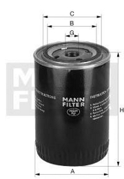 W9351 MANN Фильтр, Гидравлическая система привода рабочего оборудования