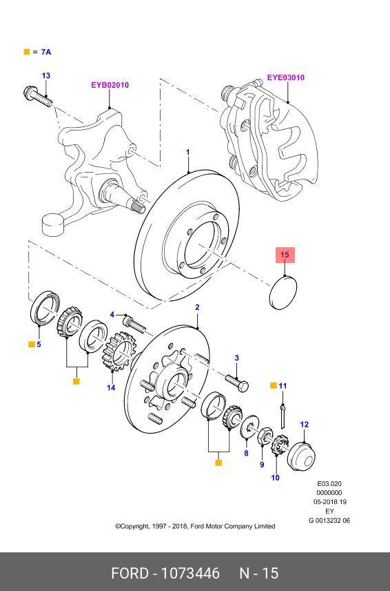 1073446 FORD Деталь