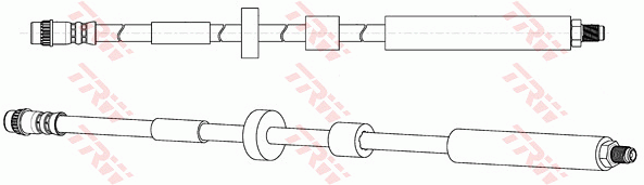 PHB696 TRW Шланг тормозной