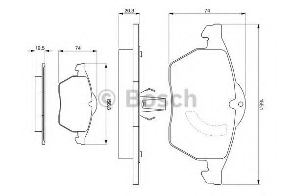 0986424360 BOSCH Тормозная система