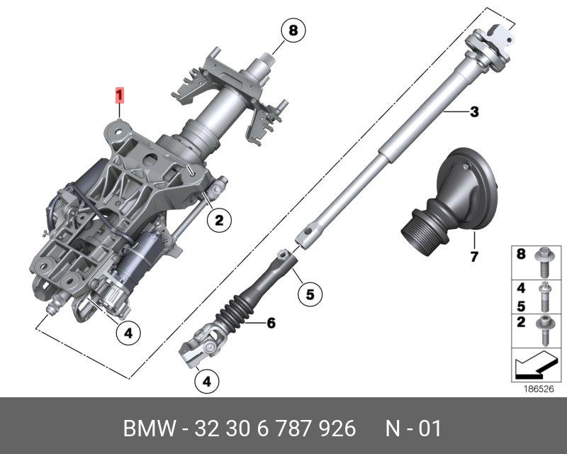 32306787926 BMW Рулевая колонка с электроприводом