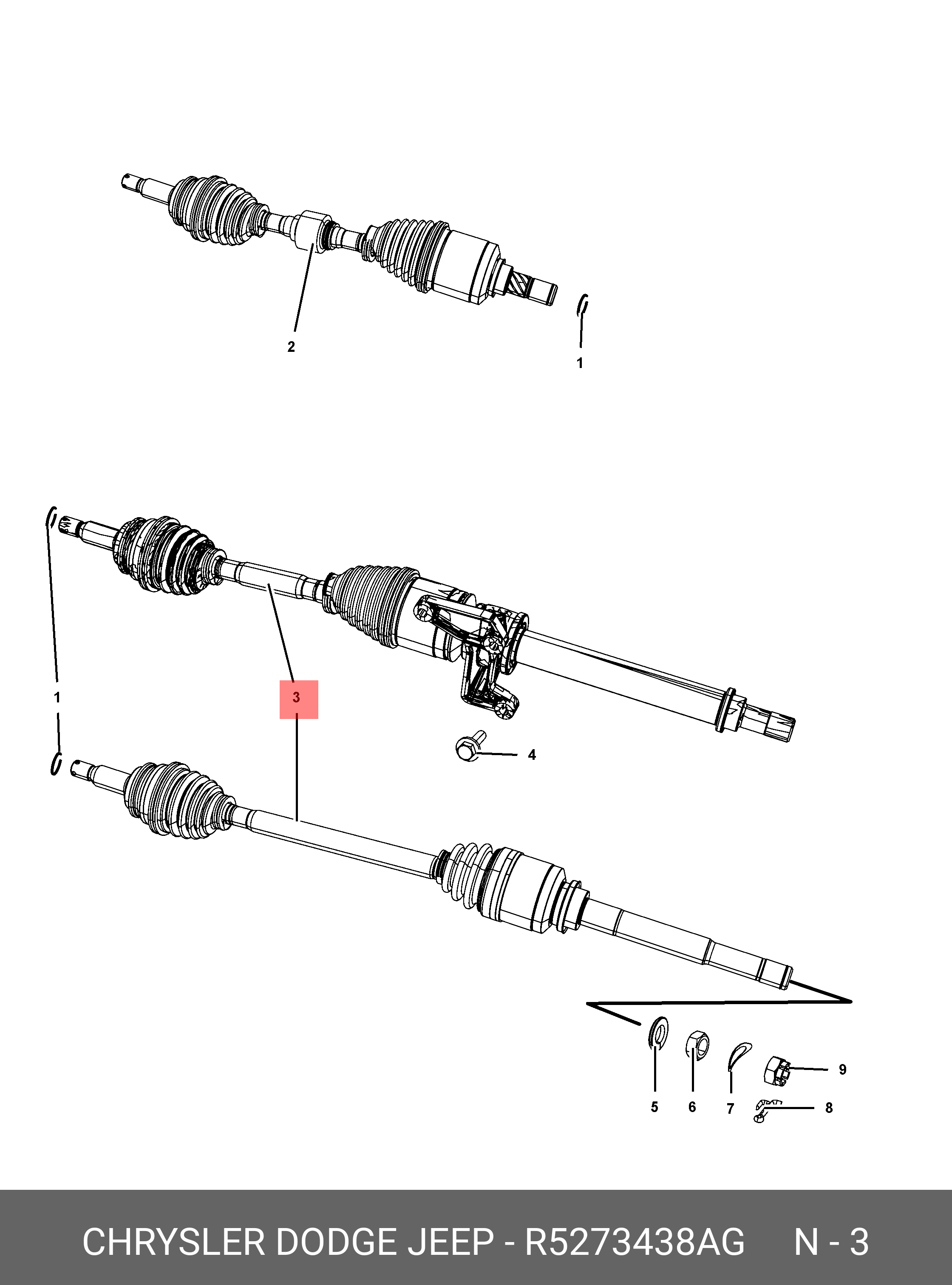 R5273438AG CHRYSLER Деталь