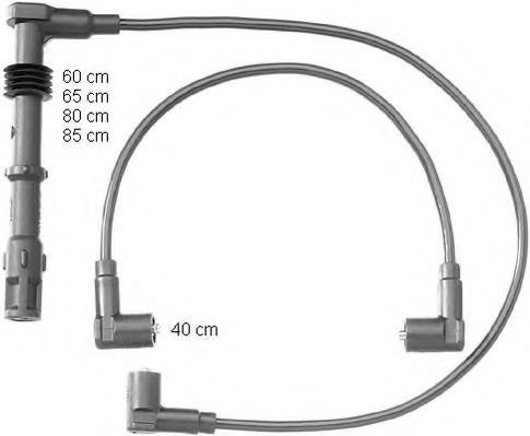 ZEF1148 BERU Комплект проводов зажигания