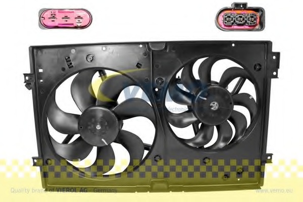 V15011865 VAICO VEMO Вентилятор охлаждения двигателя