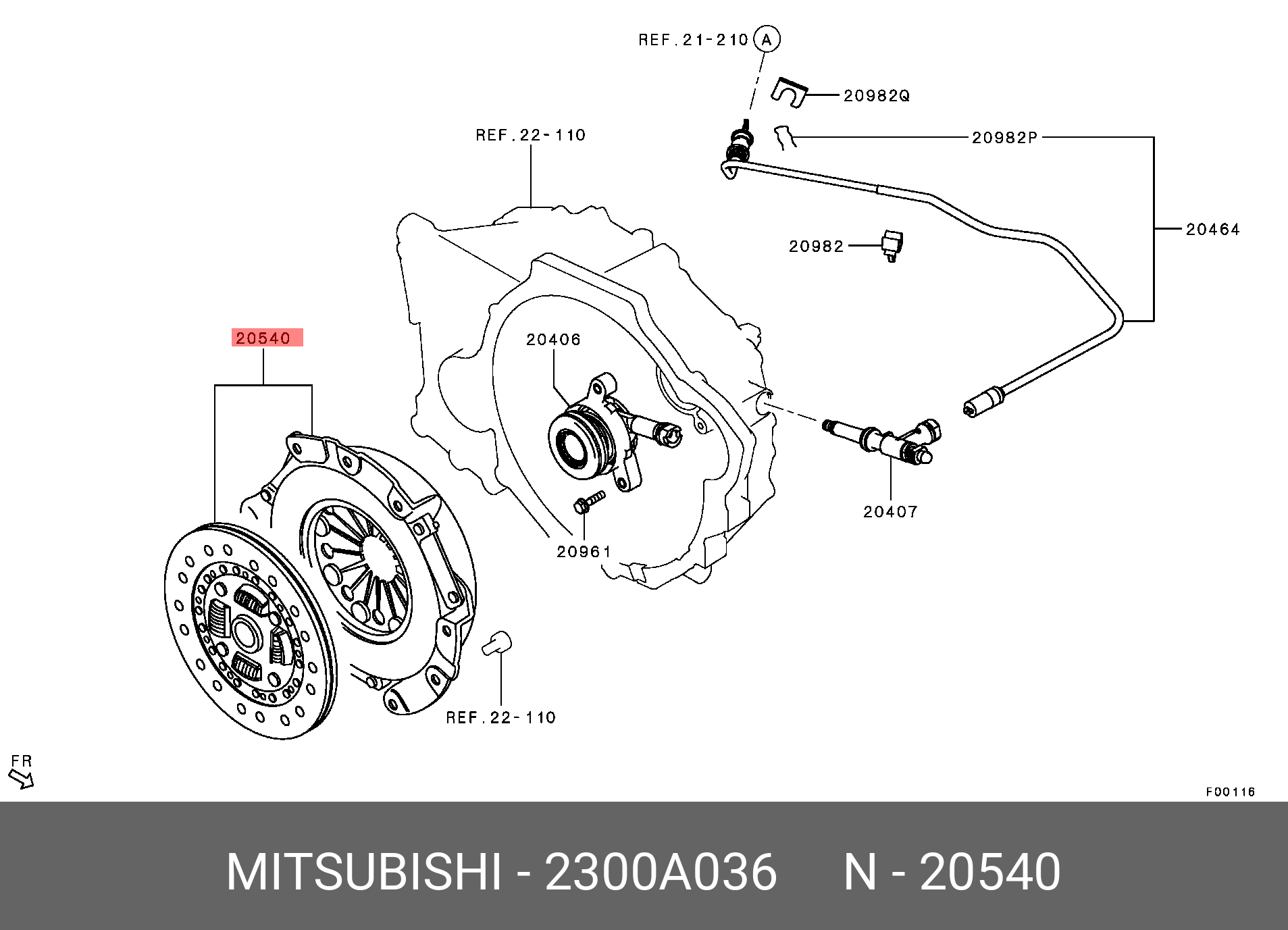 2300A036 MITSUBISHI -
