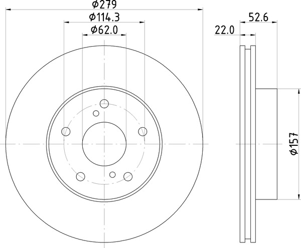 ND1070K NISSHINBO Диск тормозной