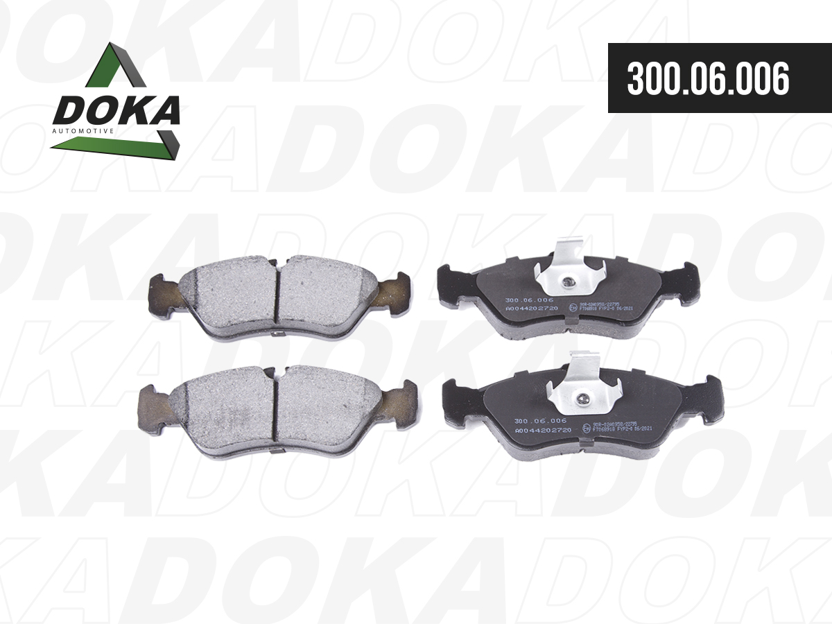 Колодки тормозные дисковые DOKA AUTOMOTIVE 30006006
