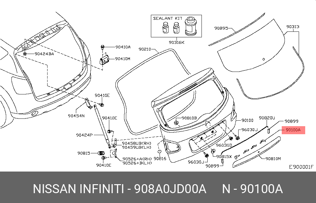 908A0JD00A NISSAN ПИСТОН