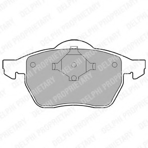 LP978 DELPHI Колодки передние